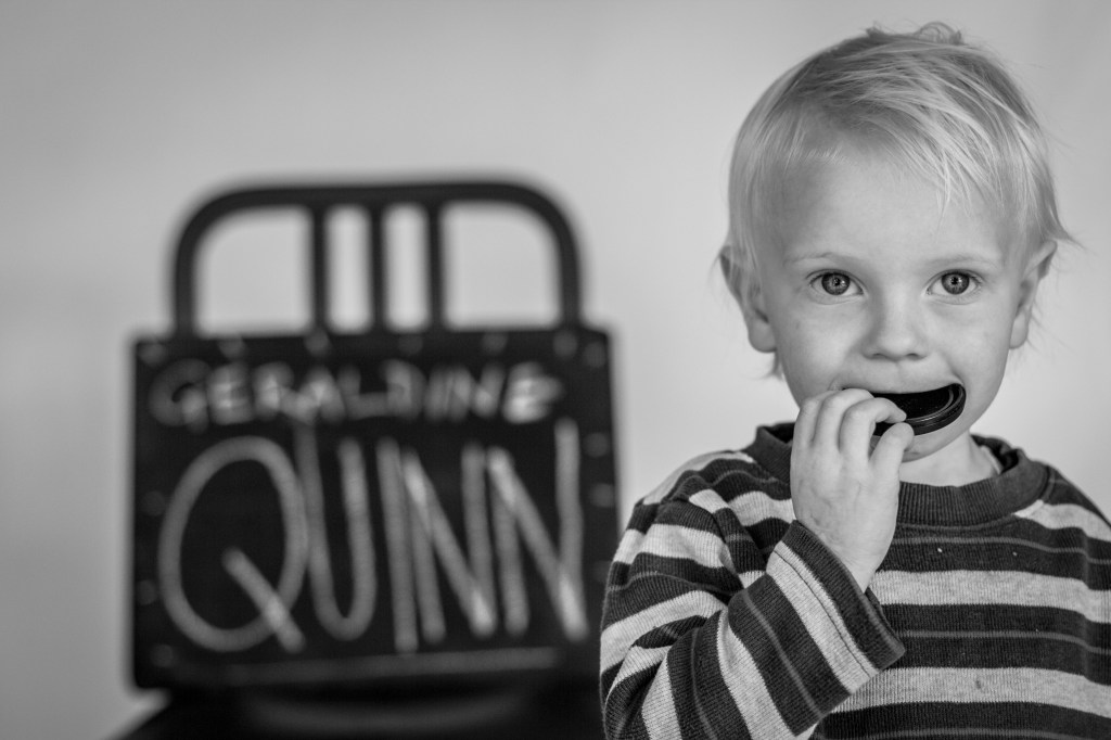 I tend to put the lens cap in my mouth when I use the camera...Xavier clearly likes the look