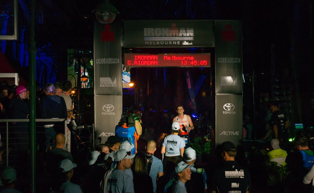 Great shot by Luke Vesty of me crossing the finish line