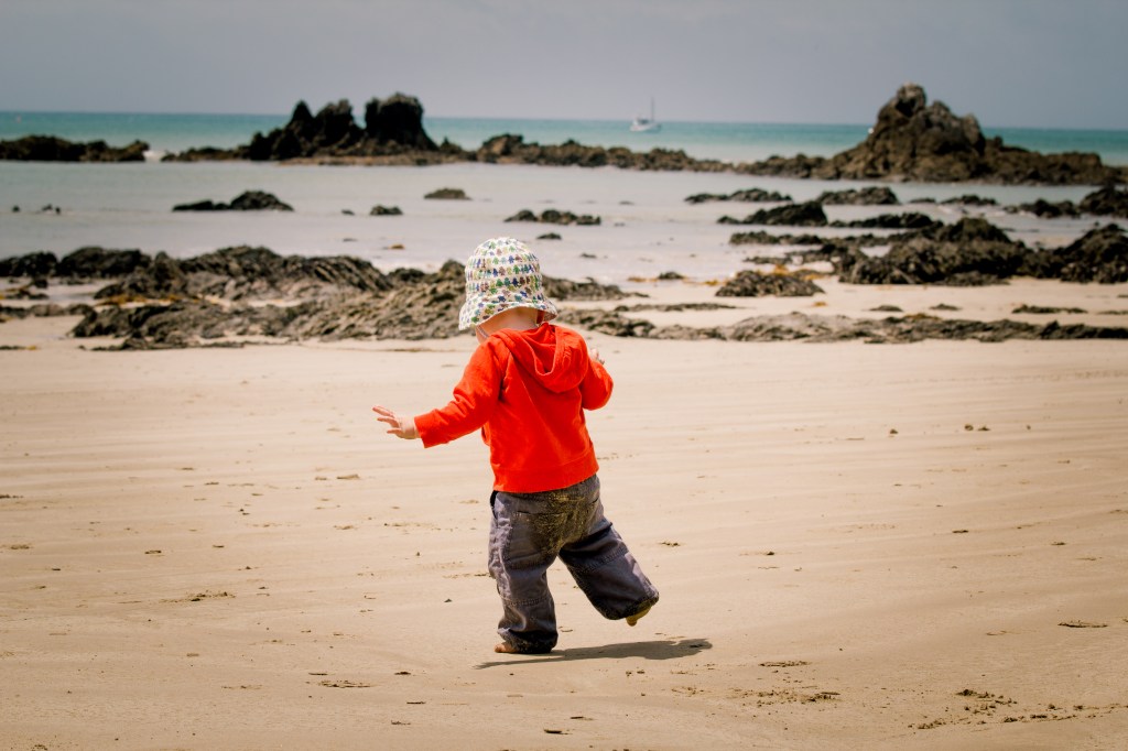 Admittedly this is more about the back story than the image...but I do love this shot. About 10 seconds after this shot, a woman walked along the beach in front of me with a child on her back. She had a hat that resembled a bright yellow turban, and it was unfurling in a golden wave behind her. With the white sand at her feet and the blue sea behind her, it would have made an amazing photo! But at the same time, Xavier was tottering towards the sea. I had to choose, the shot or the child?! I went for the child...but I still have a few regrets ;-)